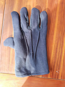 Haute qualité pas cher hommes femmes tricoté Protection du travail jardinage sécurité coton gants de travail à la main