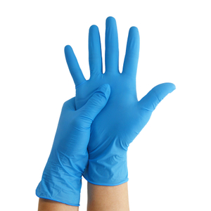 Gants d'examen jetables en nitrile sans poudre 9'